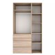 Шафа розпашна комбінована №2 Light для спальні