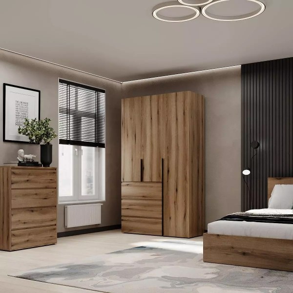 Шафа розпашна комбінована №2 Light для спальні