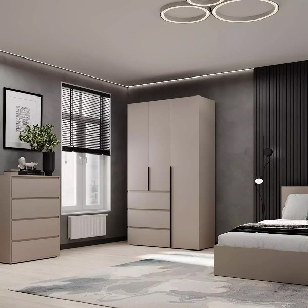 Шафа розпашна комбінована №2 Light для спальні