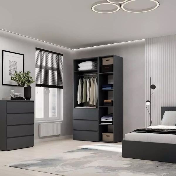 Шафа розпашна комбінована №2 Light для спальні