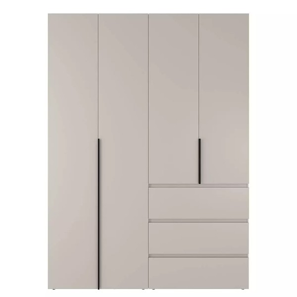 Шафа розпашна комбінована №5 Light – сучасний мінімалізм для вашої спальні