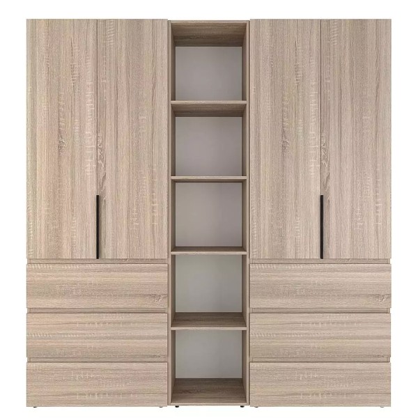 Шафа розпашна комбінована №6 Light — для вашої сучасної спальні