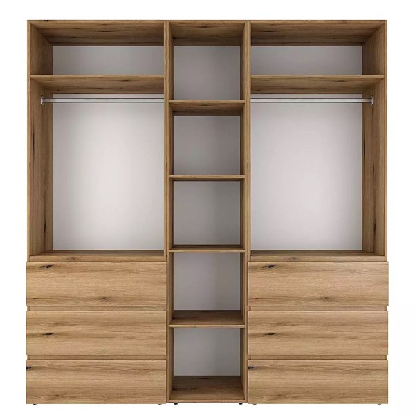 Шафа розпашна комбінована №6 Light — для вашої сучасної спальні