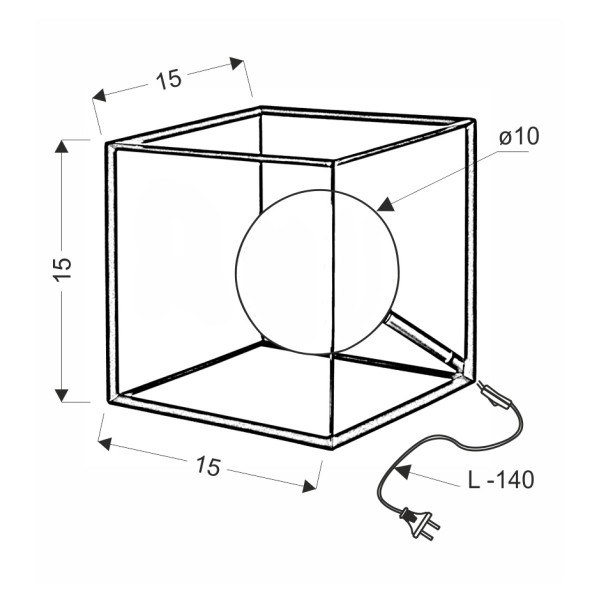 Настільна лампа Candellux 50501048 Weert
