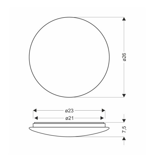 Стельовий світильник Candellux 12-75062 Magnus