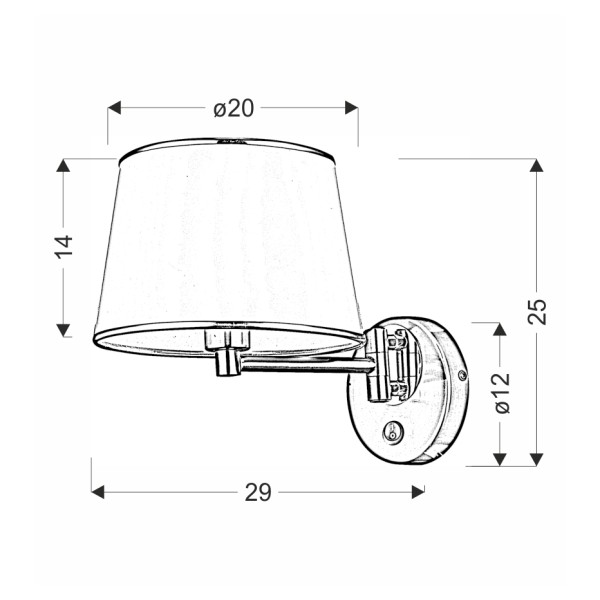 Бра Candellux 21-00883 Ibis