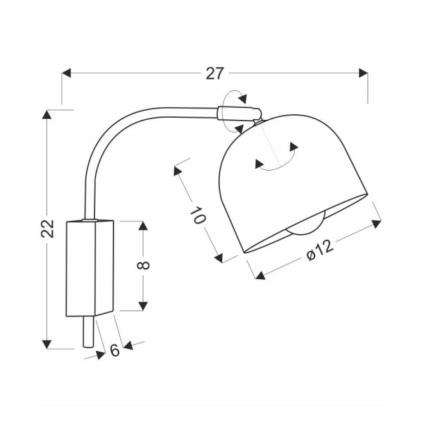Бра Candellux 21-76687 Rupi