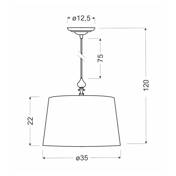 Люстра Candellux 31-09241 Prima