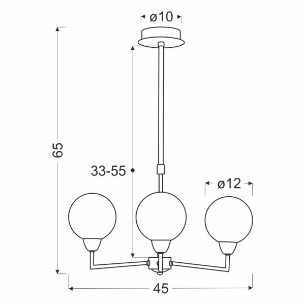 Люстра Candellux 33-05441 Logos