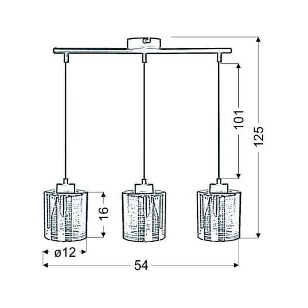 Люстра Candellux 33-53886 Cox