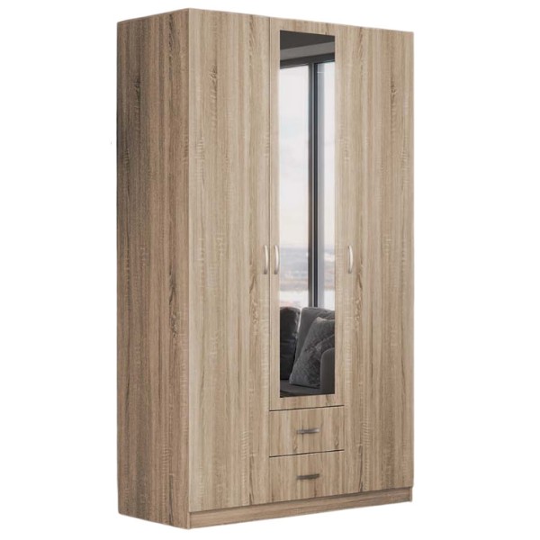 Шафа 3Д2Ш + дзеркало М-Стиль