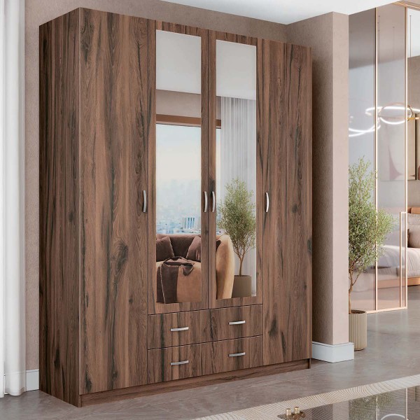 Шафа 4Д2Ш + дзеркало М-Стиль