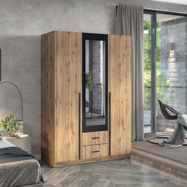 Шафа 3Д2Ш + дзеркало Ліон