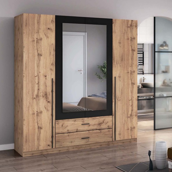 Шафа 4Д2Ш + дзеркало Ліон