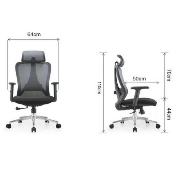 Крісло офісне-комп'ютерне ергономічне преміум HQOC-23A