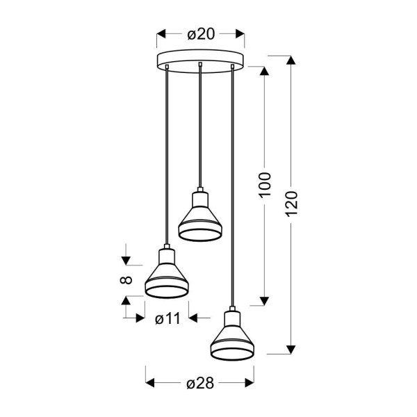 Люстра Candellux 33-78995 Gregory