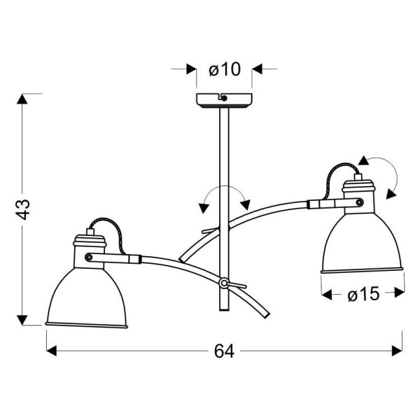 Бра Candellux 91-81391 Anica
