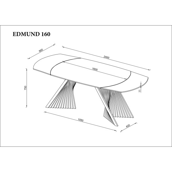 Стіл Edmund Ceramic