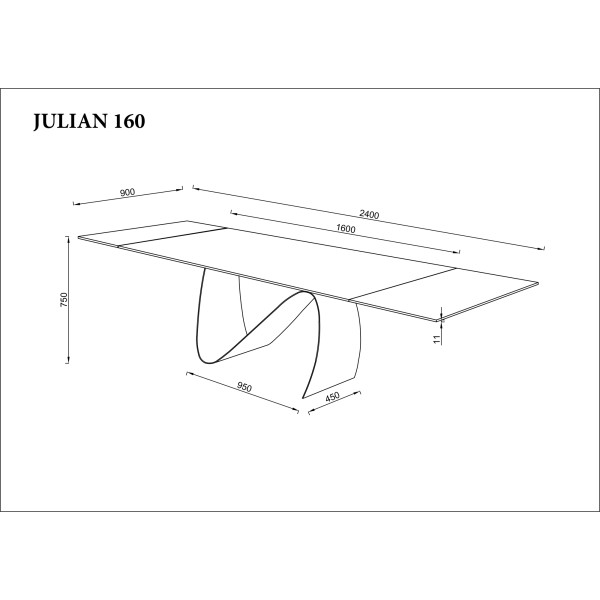 Стіл Julian Ceramic