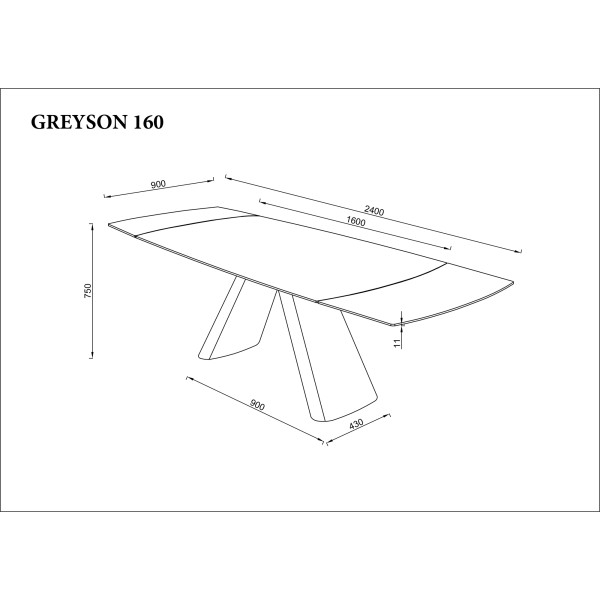 Стіл Greyson Ceramic