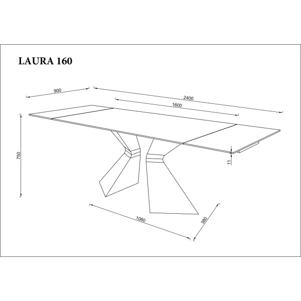 Стіл Laura Ceramic