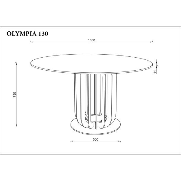 Стіл Olympia Ceramic