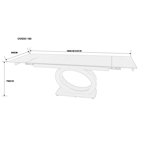 Стіл Ovidio Ceramic