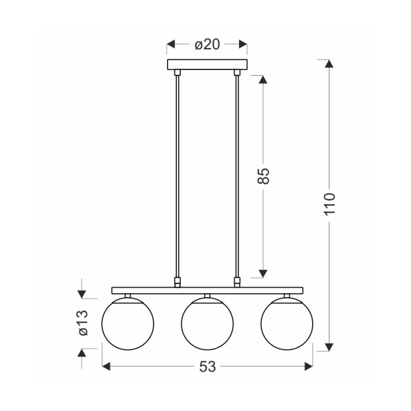 Люстра Candellux 33-37435 Carrine