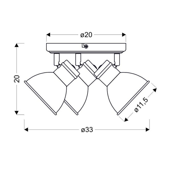 Спот Candellux 98-72160 Zumba
