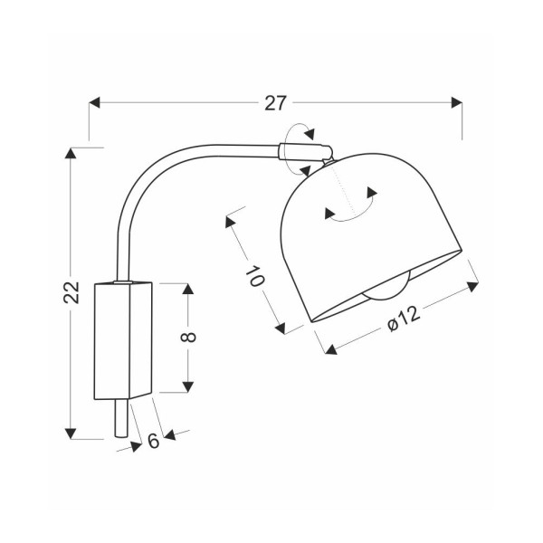 Бра Candellux 21-75475 Rupi