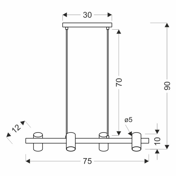 Люстра Candellux 33-38319 Xilo