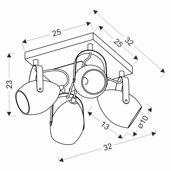 Спот Candellux 98-83128 Anica