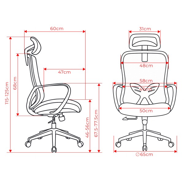 Крісло офісне Butterfly