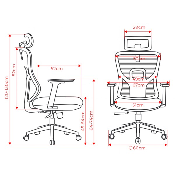 Крісло офісне Rene