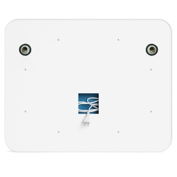 Дзеркало прямокутне з закругленими краями з сенсорною кнопкою