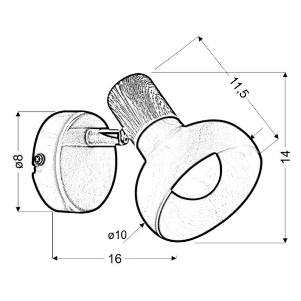 Бра Candellux 91-62796 Puerto