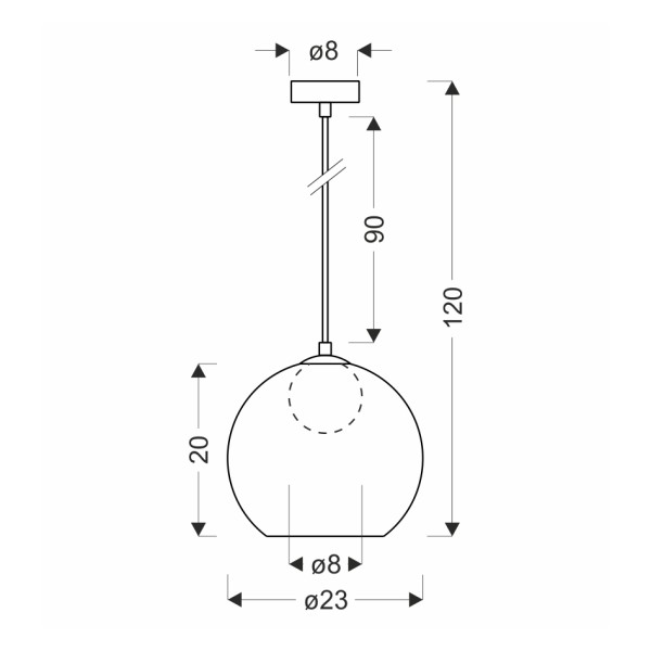 Люстра Candellux 31-38333 Brin