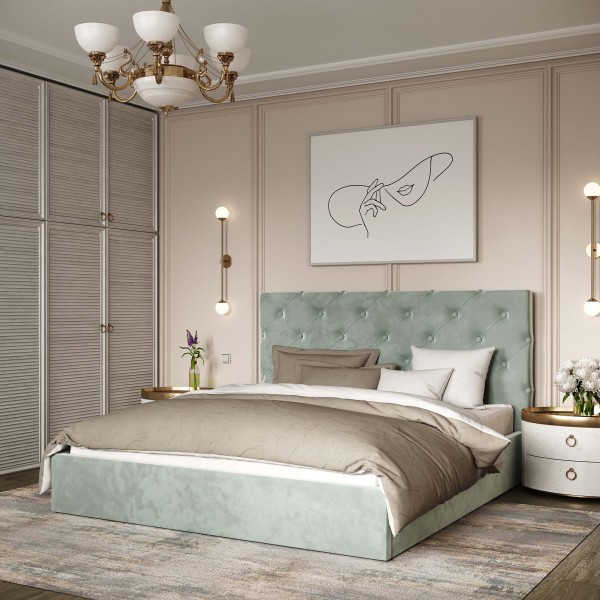 Ліжко Велюр