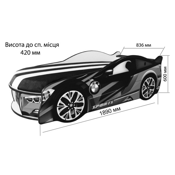 Ліжко-автомобіль Space