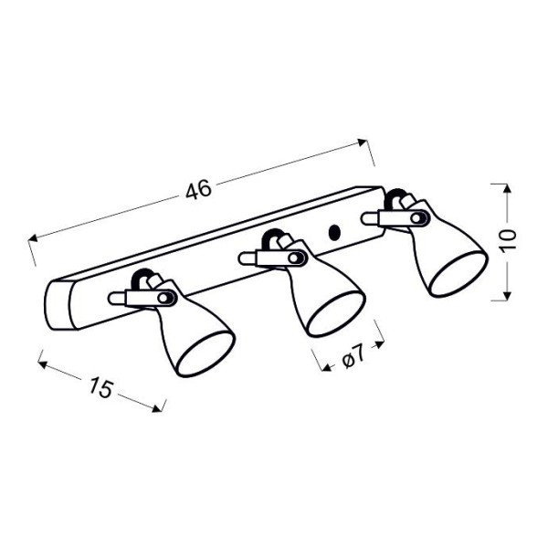 Спот Candellux 93-64301 Ash