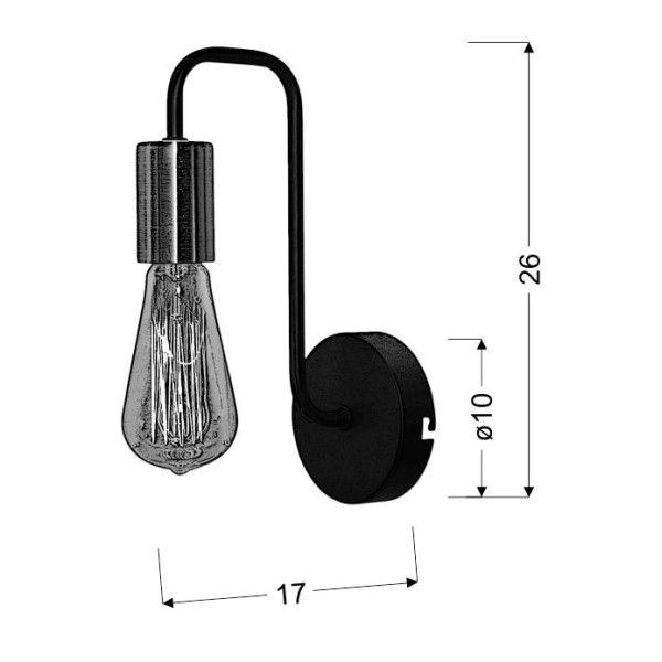 Бра Candellux 21-66855 Herpe