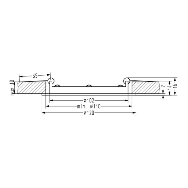 Точковий світильник Candellux 2245584 SP-01
