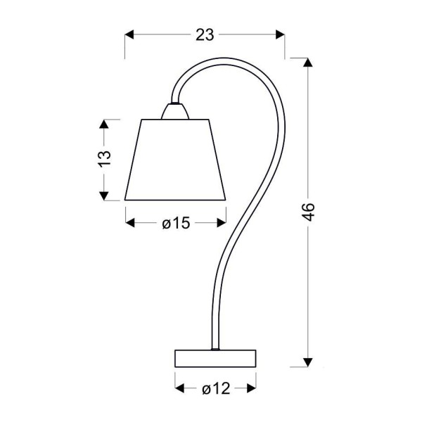 Настільна лампа Candellux 41-70760 Luk