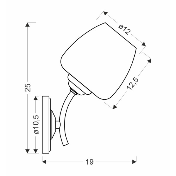 Бра Candellux 21-22561 Zina