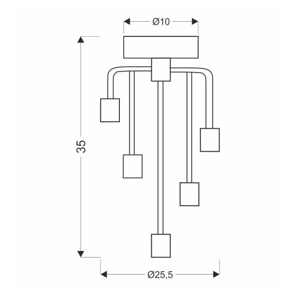 Люстра Candellux 35-01337 Saga