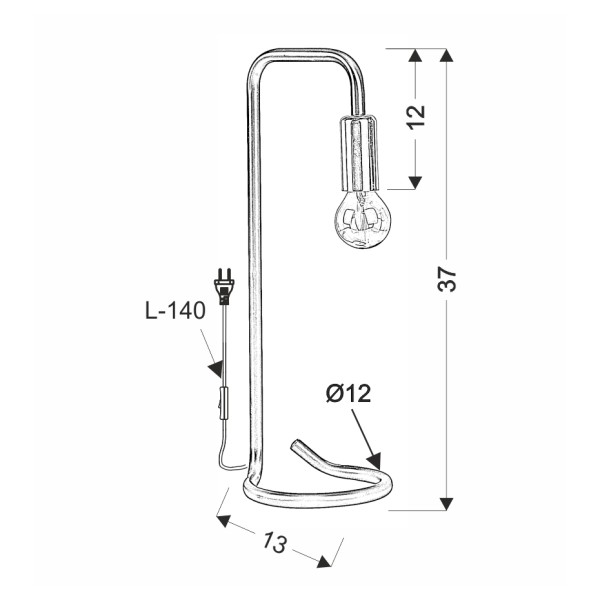Настільна лампа Candellux 41-80073 Hera
