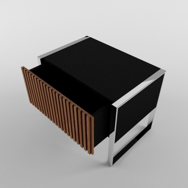 Тумба приліжкова ARRIS CHROME (Арріс Хром)