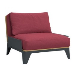 Крісло Bjorn (Бйорн) текстиль марсала