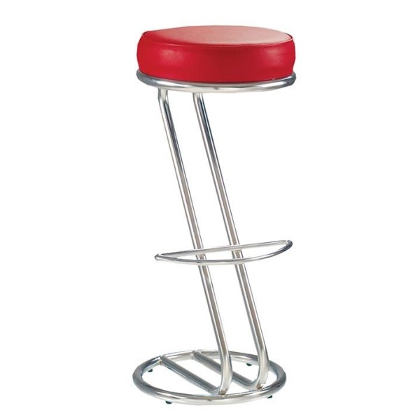 Барний стілець Zeta chrome