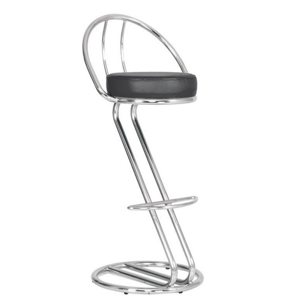 Барний стілець Zeta Plus chrome